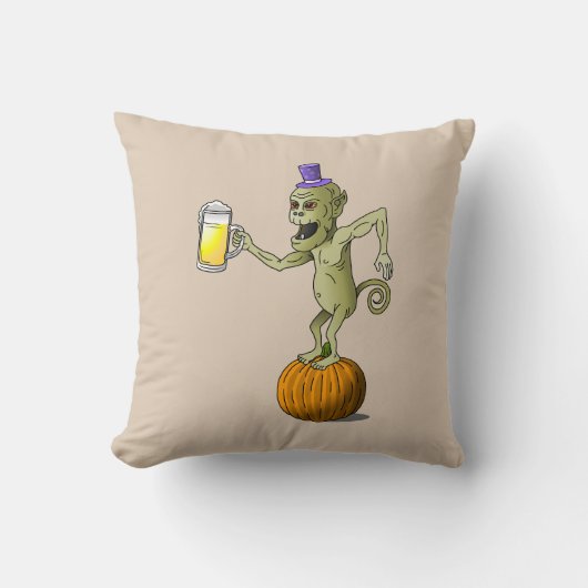 ハロウィンの素晴らしい応援 クッション (正面)