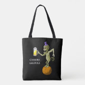 ハロウィンの素晴らしい応援 トートバッグ (裏面)