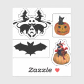 ハロウィンの組み合わせカスタムたカットビニールシール シール (シート)