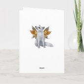 ハロウィンの結婚式のための結婚式のお祝い カード (裏面)