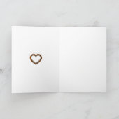 ハロウィンの結婚式のための結婚式のお祝い カード (内部)