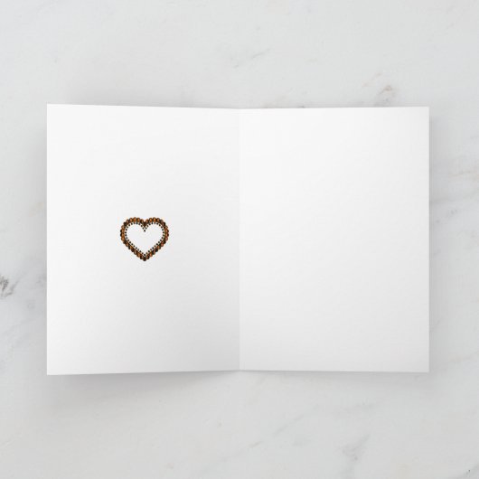 ハロウィンの結婚式のための結婚式のお祝い カード (内部)