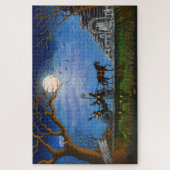 ハロウィンの結婚式のパズル ジグソーパズル (縦)