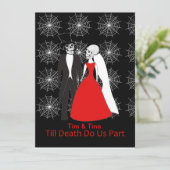 ハロウィンの結婚式招待状はプロダクトをカスタマイズ 招待状 (スタンド正面)