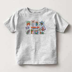 ハロウィンの絵フレームの壁 スクービー・ドゥー トドラーTシャツ