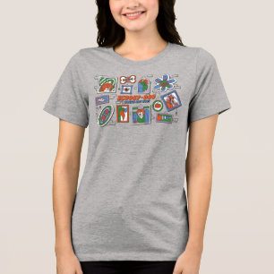 ハロウィンの絵フレームの壁 スクービー・ドゥー トライブレンドＴシャツ