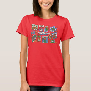 ハロウィンの絵フレームの壁 スクービー・ドゥー Tシャツ