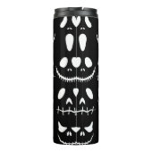 ハロウィンの背景。ハロー付きシームレスパターン タンブラー (裏面)