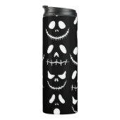 ハロウィンの背景。ハロー付きシームレスパターン タンブラー (回転右)