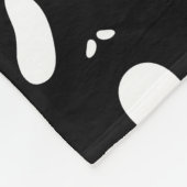 ハロウィンの背景。ハロー付きシームレスパターン フリースブランケット (角)