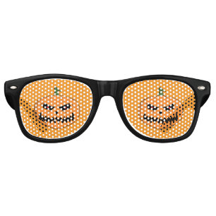 ハロウィンの脅迫的なジャック・オ・ランタン レトロサングラス