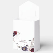 ハロウィンの花のブライズシャワー フェイバーボックス (見開き)