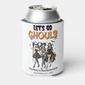 ハロウィンの花嫁お別れパーティー、ゴーストと行こう 缶クーラー (缶裏面)