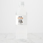 ハロウィンの花嫁お別れパーティー  ゴールに行こう ペットボトルラベル (正面)