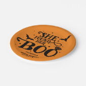 ハロウィンの花嫁シャワーで彼女は恋人を見つけた ペーパープレート (アングル)