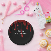 ハロウィンの血が滴る ペーパープレート (パーティー)