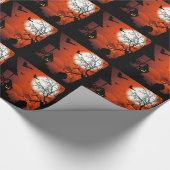 ハロウィンの血の月光のNightmareWrappingの紙 ラッピングペーパー (角)