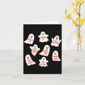 ハロウィンの行動 秋の応用行動分析  カード (黄色い花)