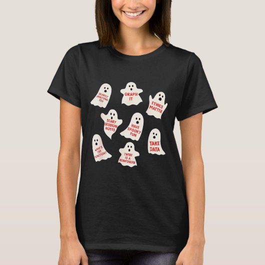 ハロウィンの行動 秋の応用行動分析 Tシャツ (正面)