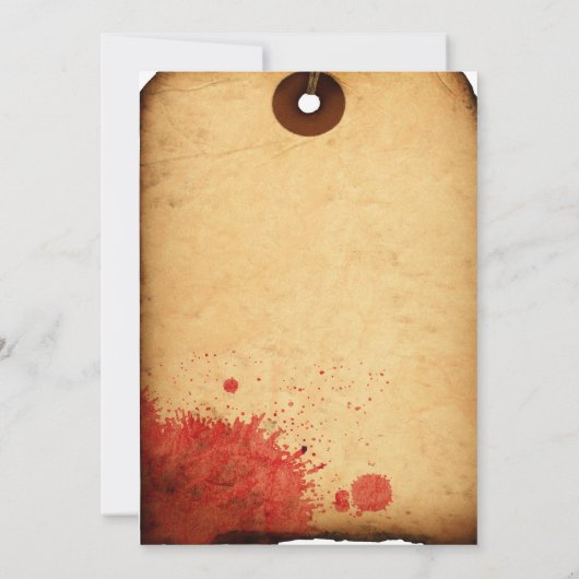 ハロウィンの衣裳のコンテストの役人の投票用紙 カード (裏面)