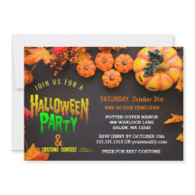 ハロウィンの衣裳のパーティーの黒のオレンジ