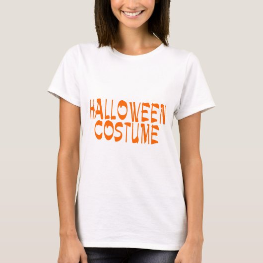 ハロウィンの衣裳(オレンジ) Tシャツ (正面)