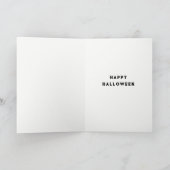 ハロウィンの詩 カード (内部)