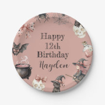 ハロウィンの誕生日にぴったりな紙皿
