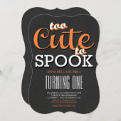 ハロウィンの誕生日のパーティの招待状 招待状 (正面/裏面)