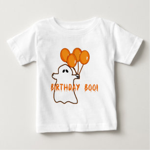 ハロウィンの誕生日のTシャツおよびギフト ベビーTシャツ