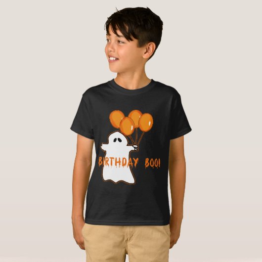 ハロウィンの誕生日のTシャツおよびギフト Tシャツ (正面フル)