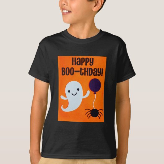 ハロウィンの誕生日のTシャツ Tシャツ (正面)