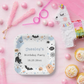 ハロウィンの誕生日パーティー ペーパープレート (パーティー)