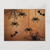 ハロウィンの誕生日パーティー ポストカード (裏面)