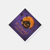 ハロウィンの誕生日不気味パーティーを開こう スタンダードカクテルナプキン (角)