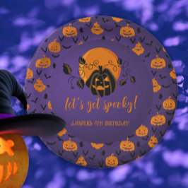 ハロウィンの誕生日不気味パーティーを開こう ペーパープレート