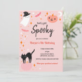 ハロウィンの誕生日不気味パーティーを開こう 招待状 (スタンド正面)