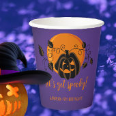 ハロウィンの誕生日不気味パーティーを開こう 紙コップ