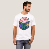ハロウィンの読者向けの不気味な本の魔法 Tシャツ (正面フル)