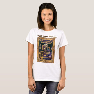 ハロウィンの豪華なバロック風のボワドール Tシャツ