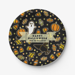 ハロウィンの贈り物 ペーパープレート