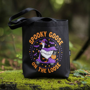 ハロウィンの逃げたスプーキーグース トートバッグ