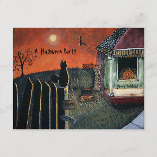 ハロウィンの通う招待状 招待状