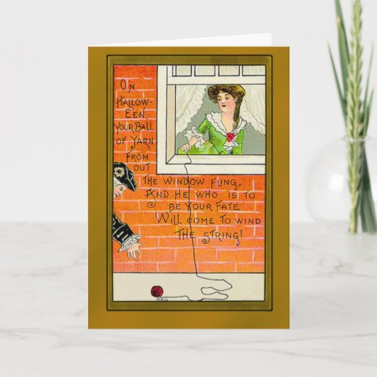 ハロウィンの運命のヴィンテージカード カード (正面)