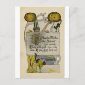 ハロウィンの郵便はがき ポストカード (正面)