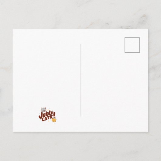 ハロウィンの郵便はがき: PUMPKITTEN猫 案内ポストカード (裏面)