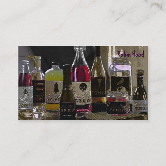 ハロウィンの醸造物の~の名刺 名刺 (正面)