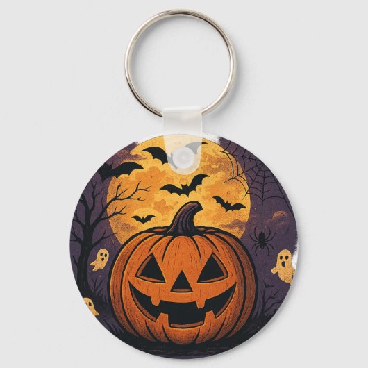 ハロウィンの鍵 キーホルダー (正面)