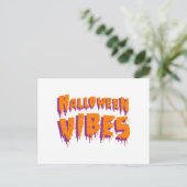 ハロウィンの雰囲気 ポストカード (スタンド正面)