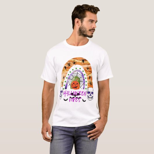 ハロウィンの雰囲気 Tシャツ (正面フル)